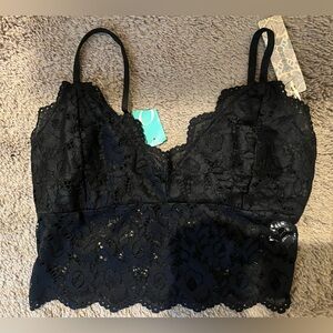 Iris Black Lace Bandeau
